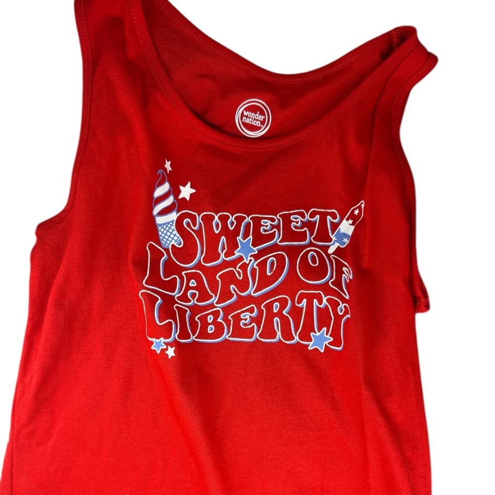 Wonder Nation Girls' Red T-Shirt